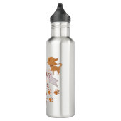 Life is Better With a Dog quote funny chihuahua 710 Ml Water Bottle (Right)