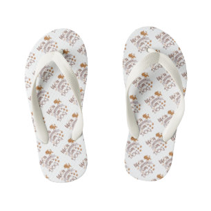 Life is Better With a Dog quote funny chihuahua Kid's Flip Flops