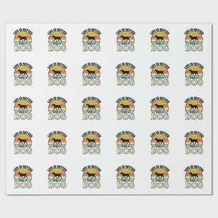 Life Is Better With A Dog Vintage Shirt Design_1 Wrapping Paper