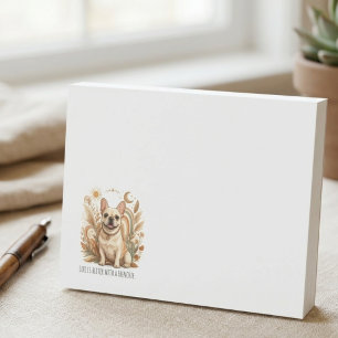 Life Is Better With A Frenchie Boho Art Post-it Notes