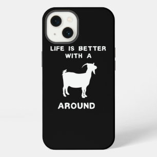 Life Is Better With A Goat Print For Farmers Count iPhone 13 Case