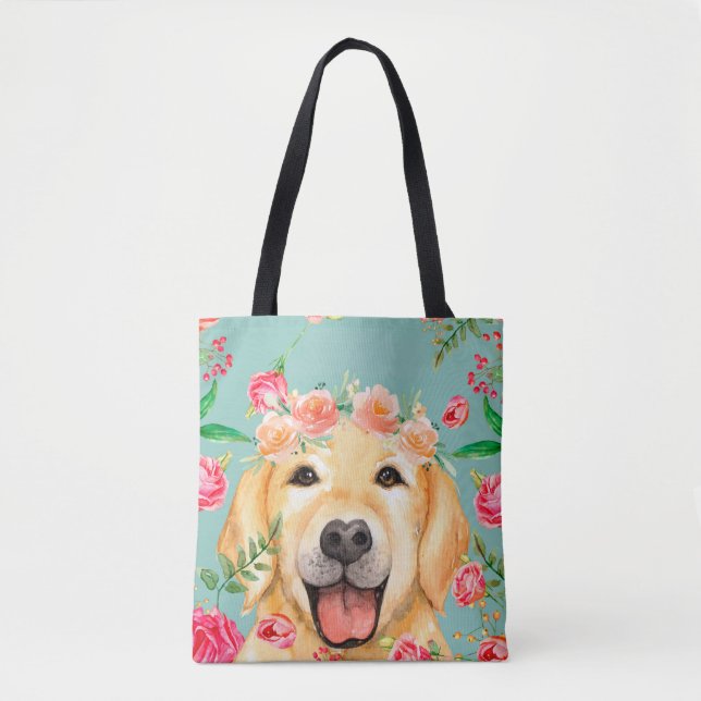 Life Is Better With A Golden Retriever Tote Bag (Front)