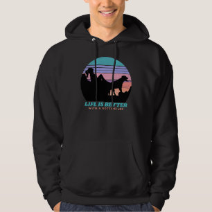 Life Is Better With A Rottweiler Women Active Hoodie