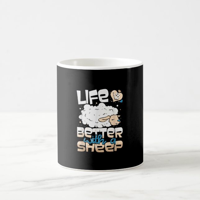 Life Is Better With A Sheep | Sheep Farmer Gift Coffee Mug (Center)