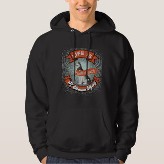 Life Is Better With A Siberian Husky Retro  2 Hoodie