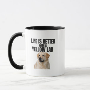 Life Is Better with a Yellow Lab – Labrador Coffee Mug