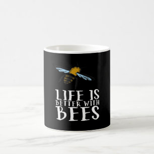 Life Is Better With Bees Coffee Mug