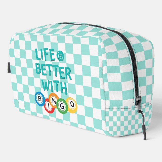 Life is Better With Bingo Dopp Kit (Right Corner)