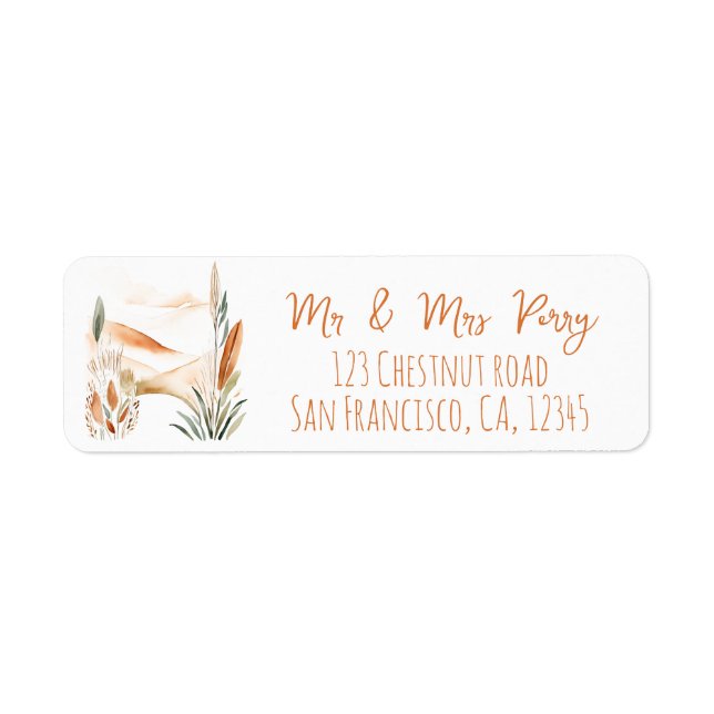 Life Is Better with Boho Vibes - Return Address (Front)