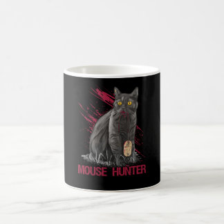 Life is better with Cats Mouse Hunter Coffee Mug