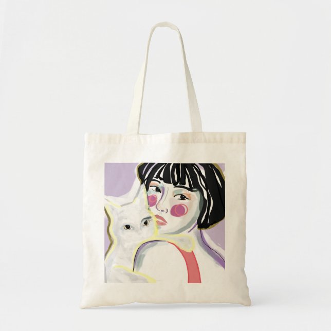 LIFE IS BETTER WITH CATS TOTE BAG (Front)