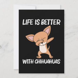 Life Is Better With Chihuahua Dog Lover Holiday Card
