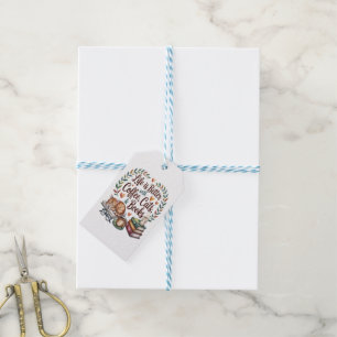 Life Is Better with Coffee Cats Books Gift Tags
