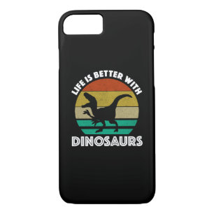 Life Is Better With Dinosaurs iPhone 8/7 Case