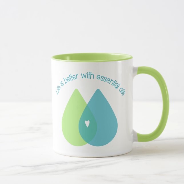Life is Better with Essential Oils Mug (Right)