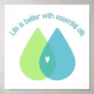 Life is Better with Essential Oils poster