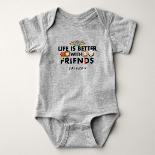 Life is Better with FRIENDS™ Chibi Art Baby Bodysuit