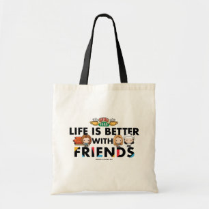 Life is Better with FRIENDS™ Chibi Art Tote Bag