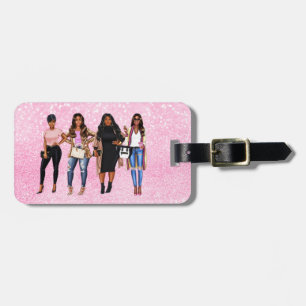 Life is Better with Friends Luggage Tag