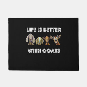 Life Is Better With Goats, Goat , Goat Lover Doormat
