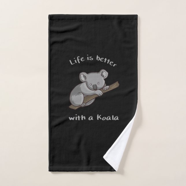 Life Is Better With Koala Hand Towel (Hand Towel)