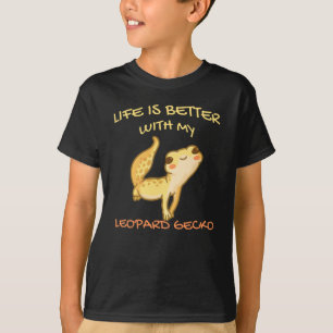 Life Is Better With My Leopard Gecko Gekko Men T-Shirt