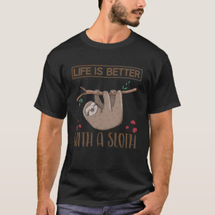 Life is better with sloth Pullover Hoodie