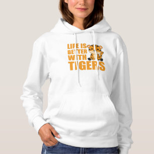 Life Is Better With Tigers - Sweet Zoo Animals Hoodie