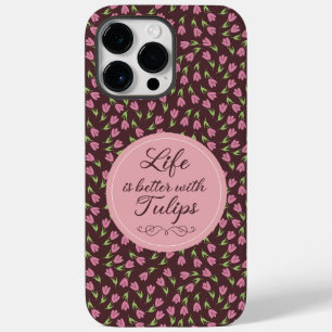 Life is better with Tulips - Patterns Case-Mate iPhone 14 Pro Max Case