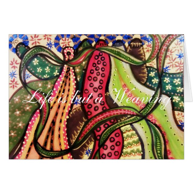 Life is but a Weaving. (Front Horizontal)