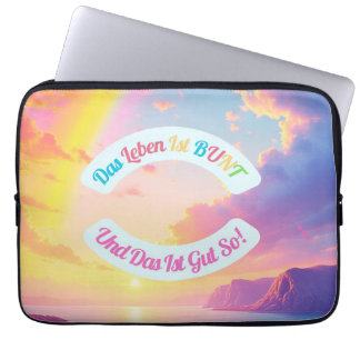 Life is Colorful Laptop Sleeve