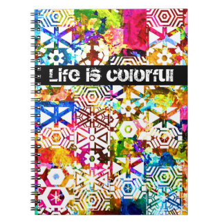Life is colourful notebook