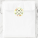 Life Is Cool Happy Smiling Face Emoji  Classic Round Sticker<br><div class="desc">Life Is Cool Happy Smiling Face Emoji Classic Round Sticker</div>