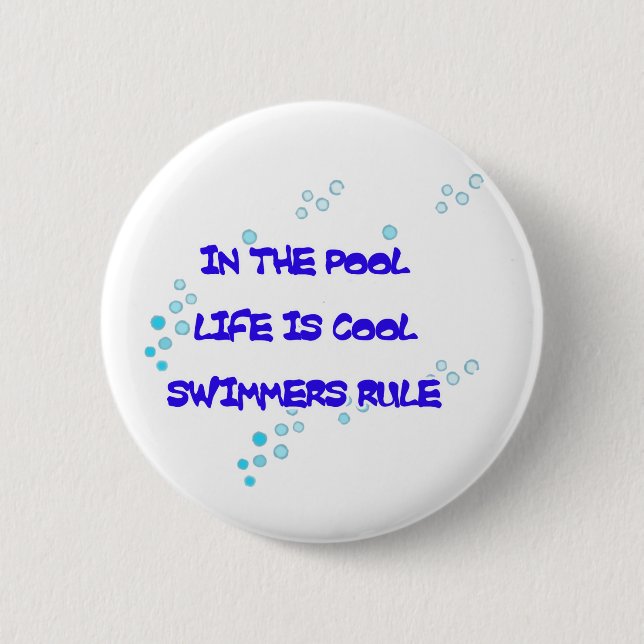Life is Cool Round Button (Front)