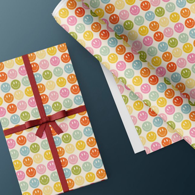 Life Is Cool Smiling Face Wrapping Paper (Creator Uploaded)