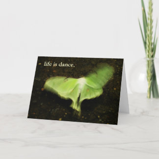 life is dance. card