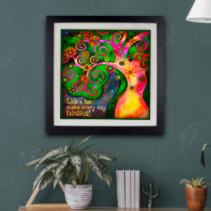 ‘Life is fast’ Inspirivity Photo Print