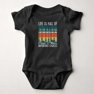 Life Is Full Of Important Choices Golf Funny Baby Bodysuit