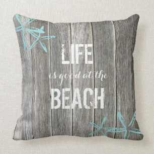 Life is good at the Beach ı Throw pillow
