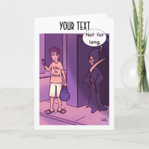 Life is Good Folded Greeting Card