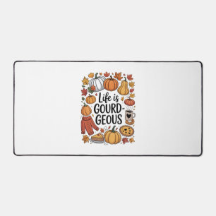 Life is Gourd-geous Fall Desk Mat