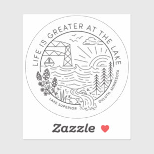 Life is Greater at the Lake – Black