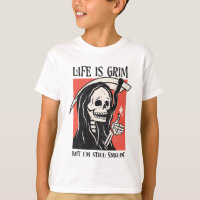 Life Is Grim Funny Grim Reaper Funny Sarcastic Pun