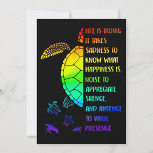 Life Is Ironic It Takes Sadness To Know Save The Date