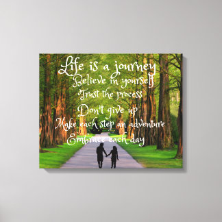 Life is Journey Canvas Print