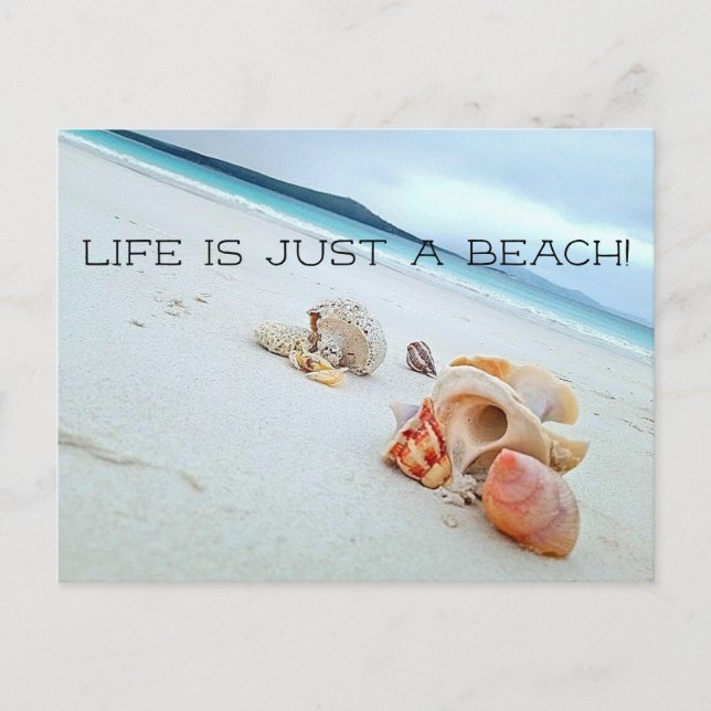 Life is just a Beach Postcard (Front)