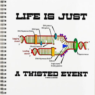 Life Is Just A Twisted Event DNA Replication Humou Planner