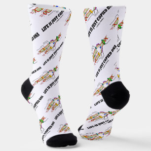 Life Is Just Copied DNA Molecular Biology Humour Socks