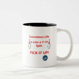 Life is Like a 7 - 10 Split Two-Tone Coffee Mug