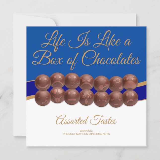 Life Is Like a Box of Chocolates Card (Front)